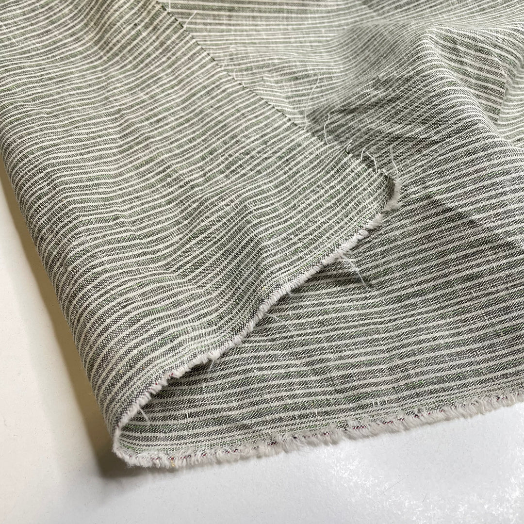 Stonehenge - Cotton Blend Woven - Green/Grey Stripes - 1.85M Bundle (6824384266353)