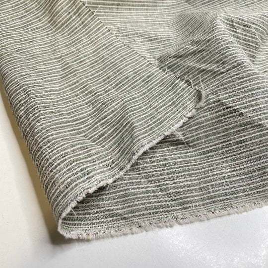 Stonehenge - Cotton Blend Woven - Green/Grey Stripes - 1.85M Bundle (6824384266353)