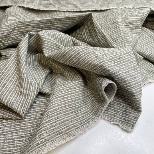 Stonehenge - Cotton Blend Woven - Green/Grey Stripes - 1.85M Bundle (6824384266353)