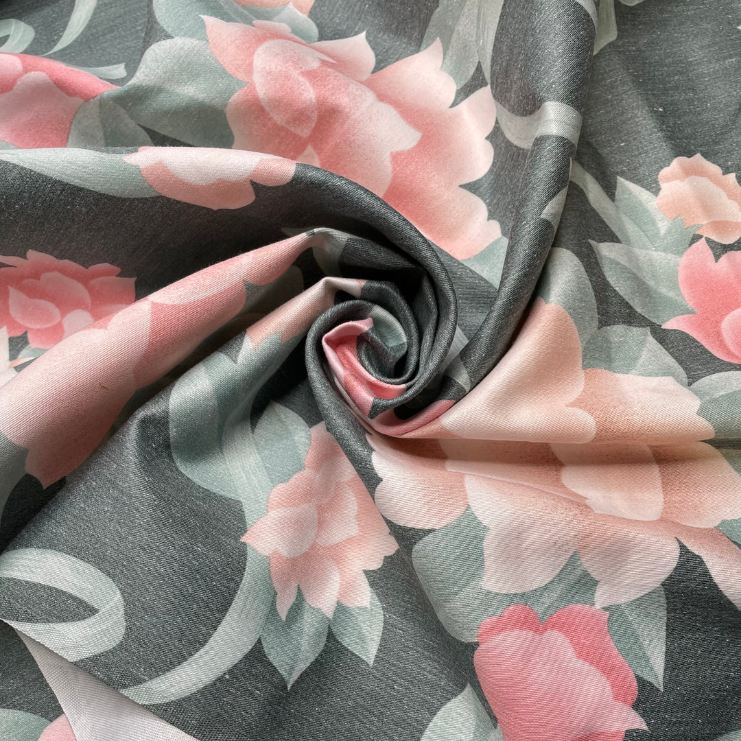 Nixie Pond - Cotton/Poly Woven - Green Multi Floral - 3.95M Bundle (6824784560241)