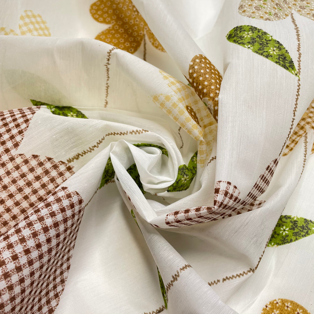 All In A Row - Synthetic Woven - Cream Multi Floral Border - Bundles (6825637412977)