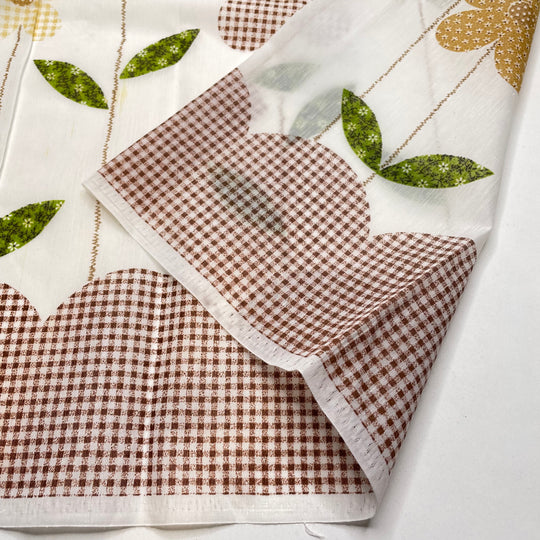 All In A Row - Synthetic Woven - Cream Multi Floral Border - Bundles (6825637412977)