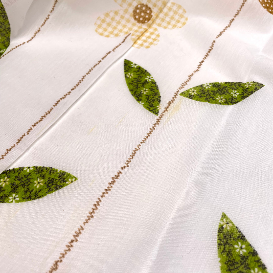 All In A Row - Synthetic Woven - Cream Multi Floral Border - Bundles (6825637412977)