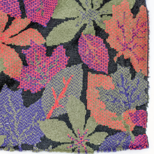 NTF Dec 8 - Fleece Synthetic Knit - Black Multi Floral - 2M Bundle (6826273931377)