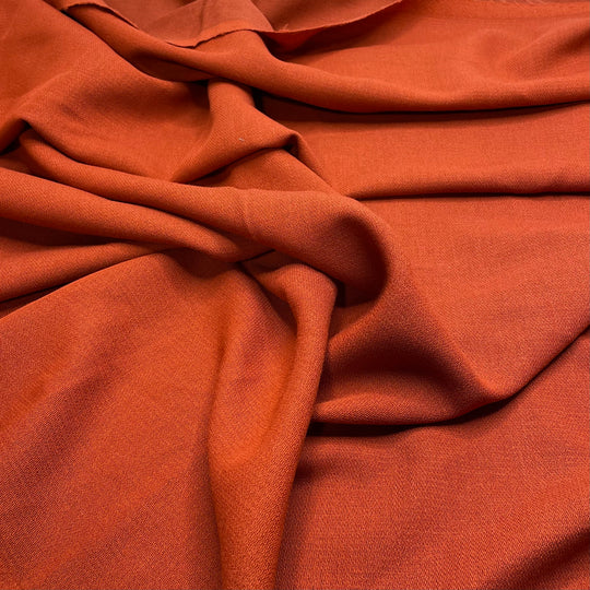 Reading Mood - Crepe Wool Woven - Rust - Bundles (6826547675249)