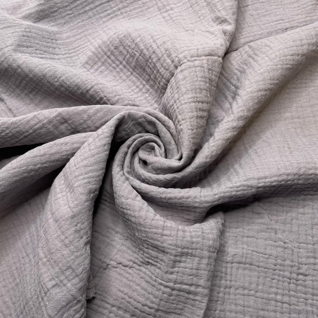 Cliffhanger - Double Gauze Cotton Woven - Grey - 0.95M Bundle (6826561699953)