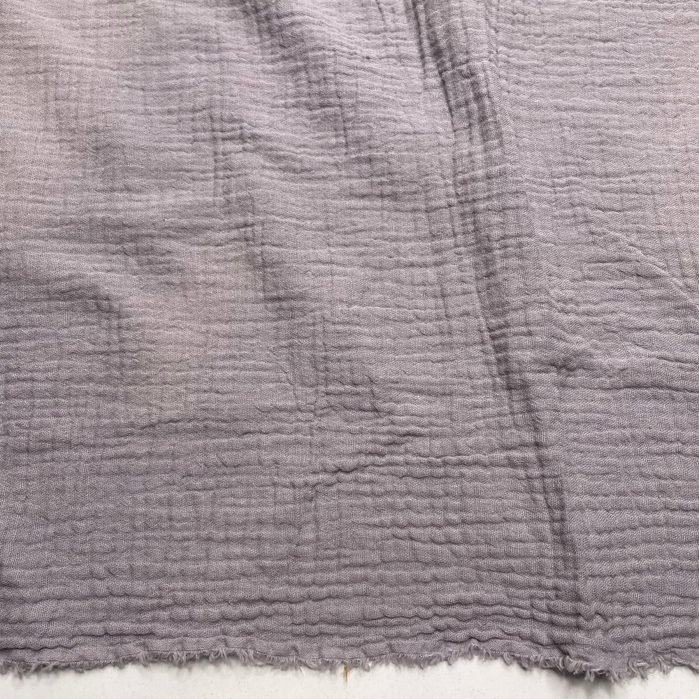 Cliffhanger - Double Gauze Cotton Woven - Grey - 0.95M Bundle (6826561699953)