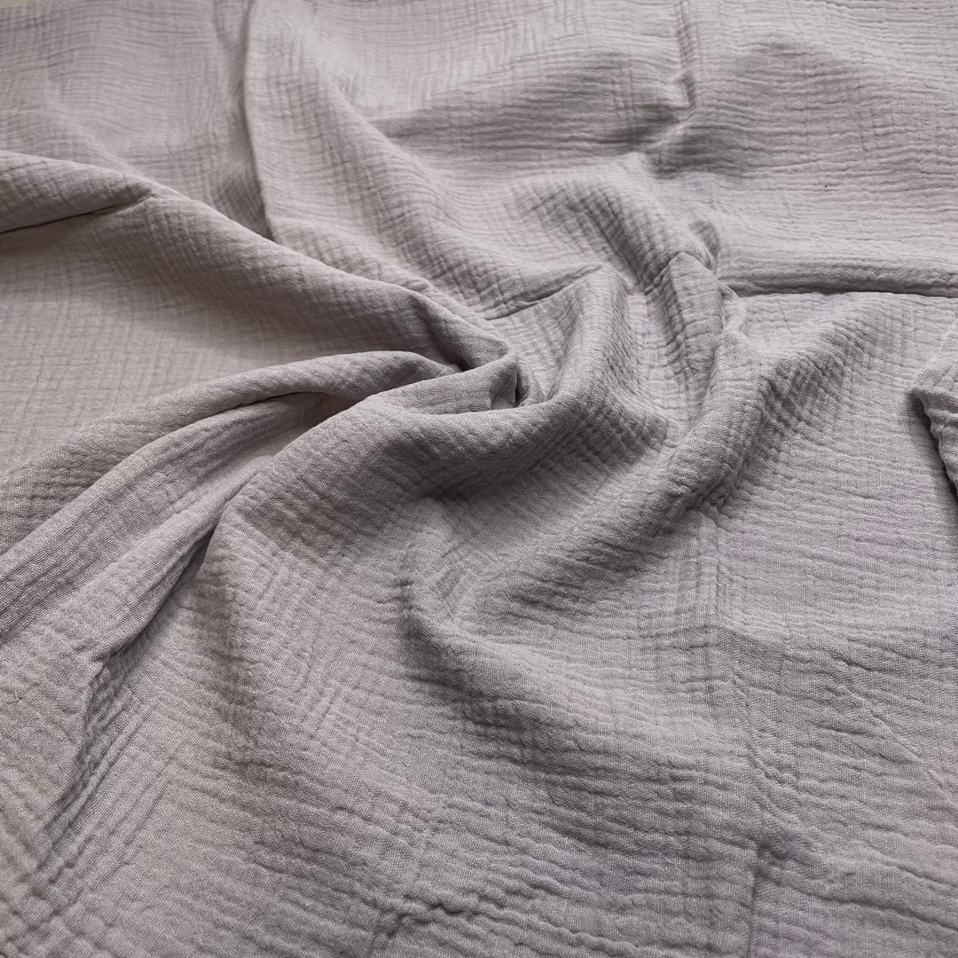 Cliffhanger - Double Gauze Cotton Woven - Grey - 0.95M Bundle (6826561699953)