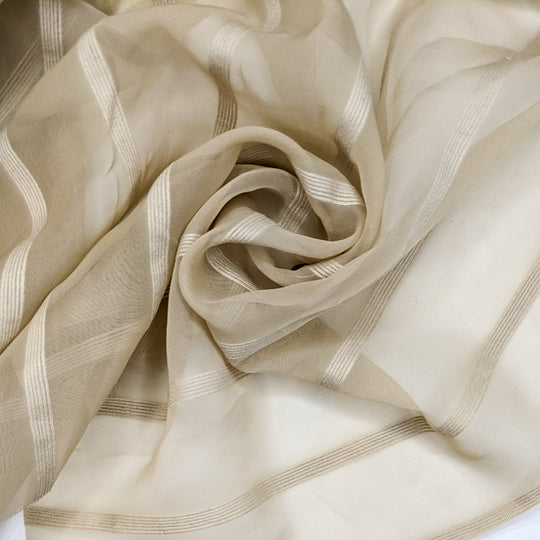 Noteworthy - Poly Woven - Light Beige Stripes - 1.5M Bundle