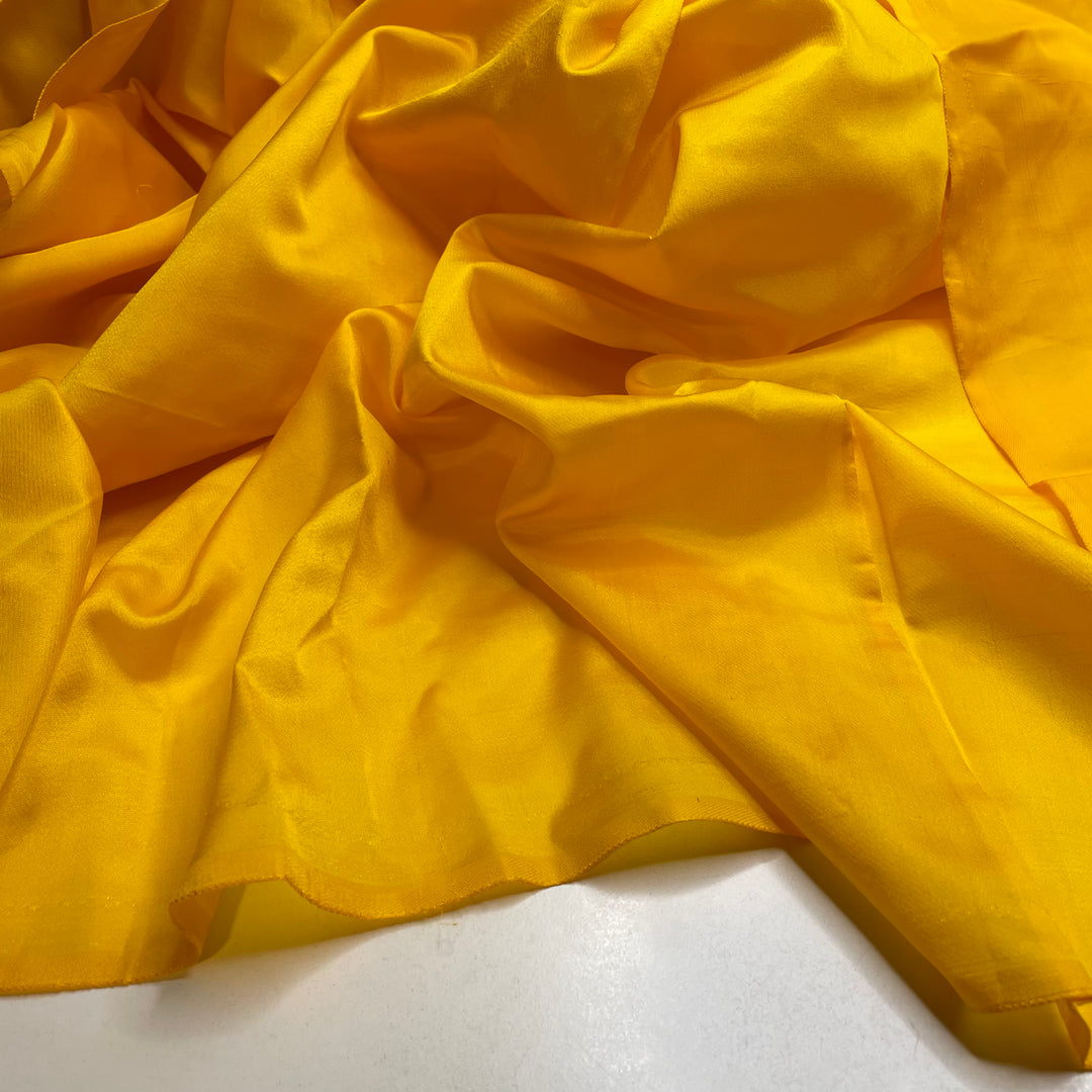 Next Year I Will Perfect My Hollandaise - Satin Cotton/Poly Woven - Yellow - 4M Bundle