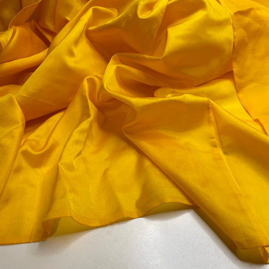 Next Year I Will Perfect My Hollandaise - Satin Cotton/Poly Woven - Yellow - 4M Bundle