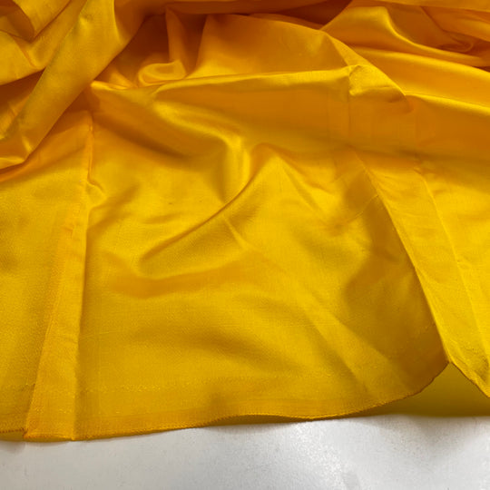 Next Year I Will Perfect My Hollandaise - Satin Cotton/Poly Woven - Yellow - 4M Bundle