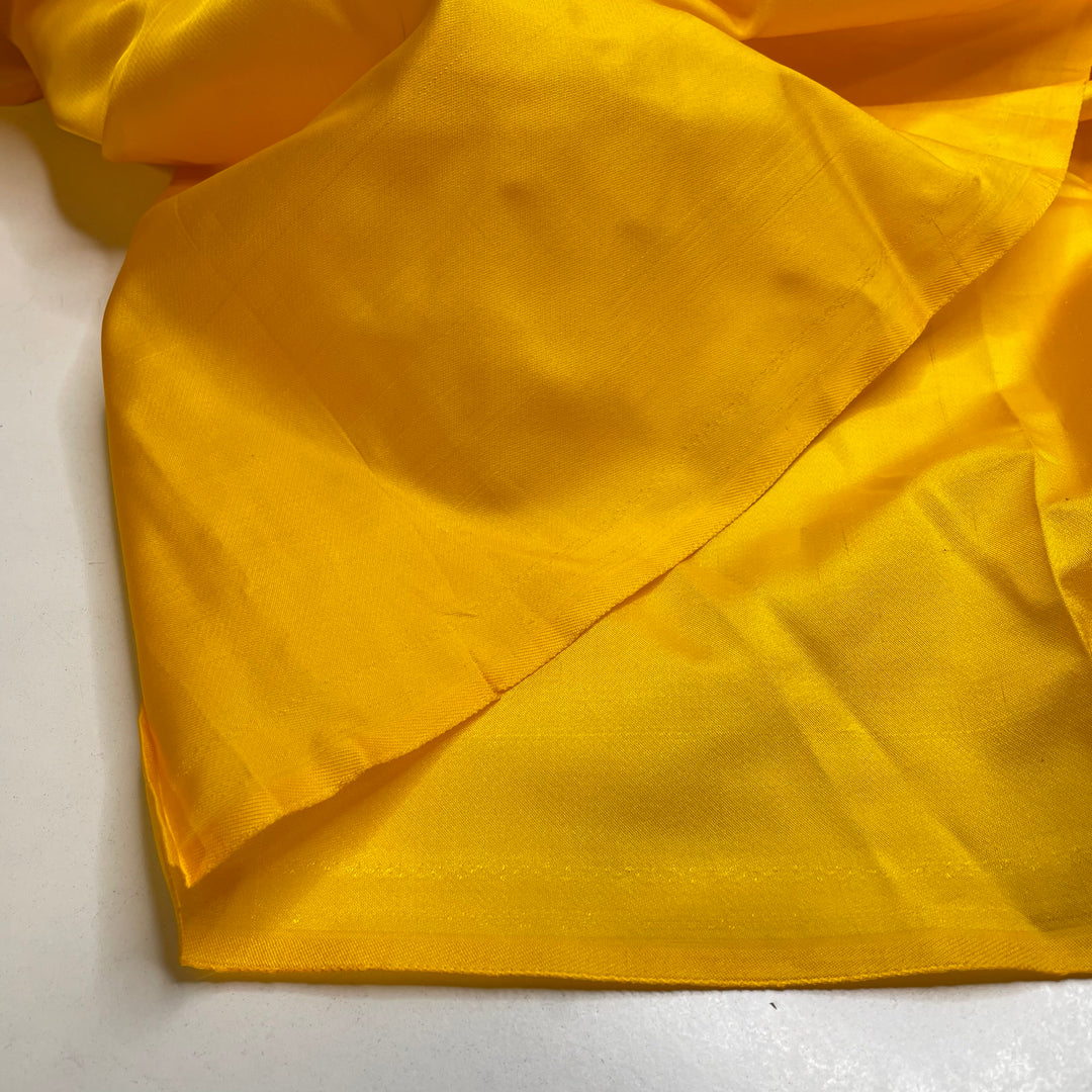 Next Year I Will Perfect My Hollandaise - Satin Cotton/Poly Woven - Yellow - 4M Bundle