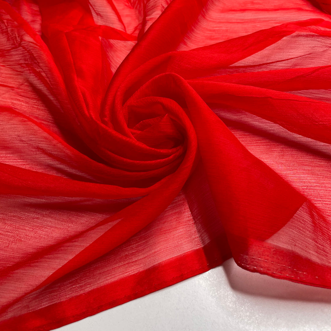 Show Stopper - Chiffon Poly Woven - Red - 2M Bundle