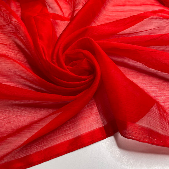 Show Stopper - Chiffon Poly Woven - Red - 2M Bundle