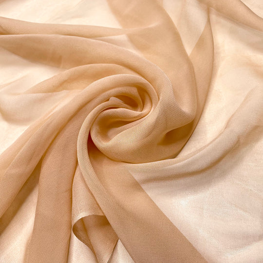 Browned Butter - Chiffon Silk Woven - Beige - Bundles