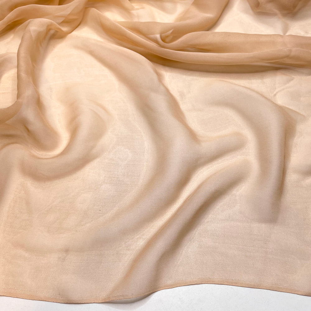 Browned Butter - Chiffon Silk Woven - Beige - Bundles