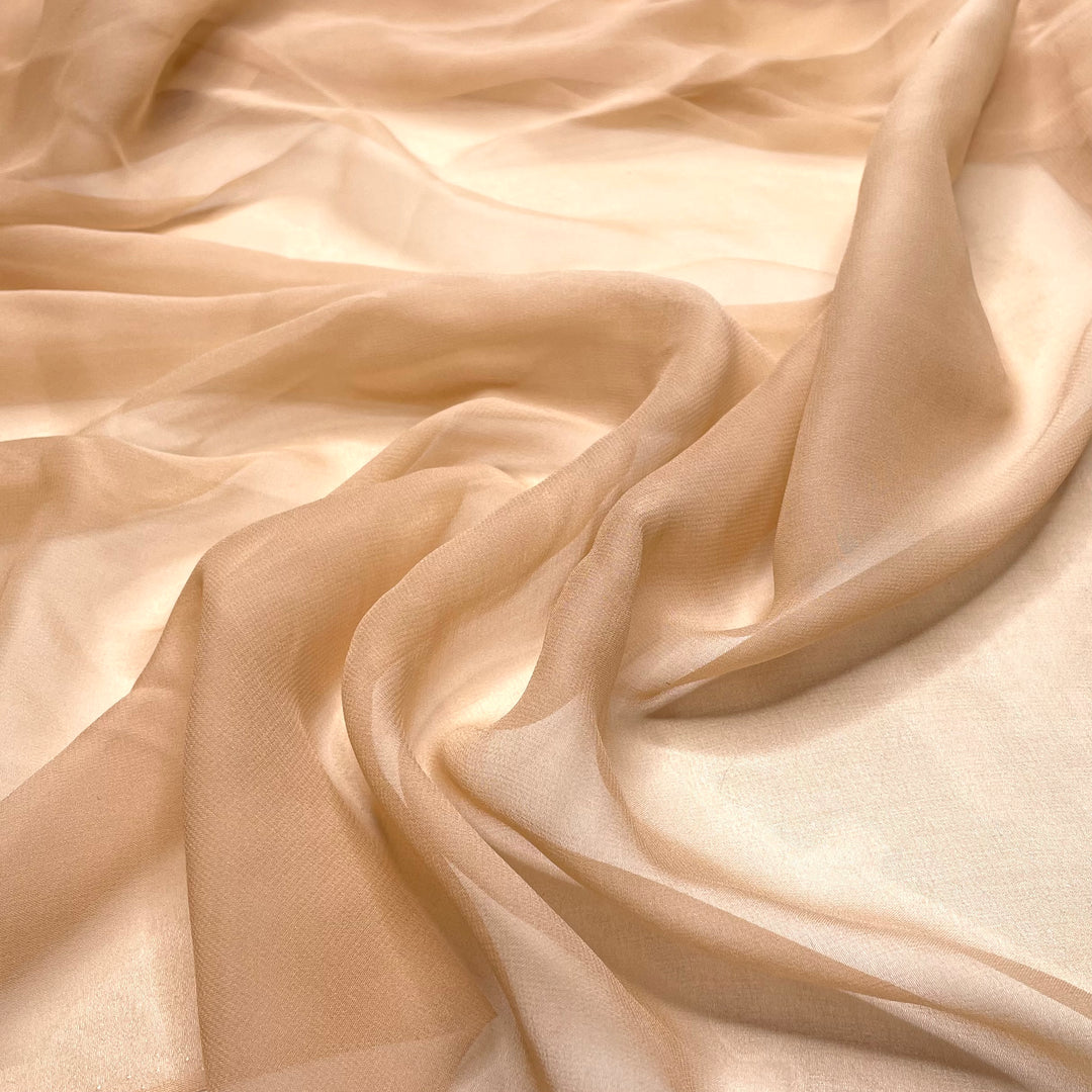 Browned Butter - Chiffon Silk Woven - Beige - Bundles