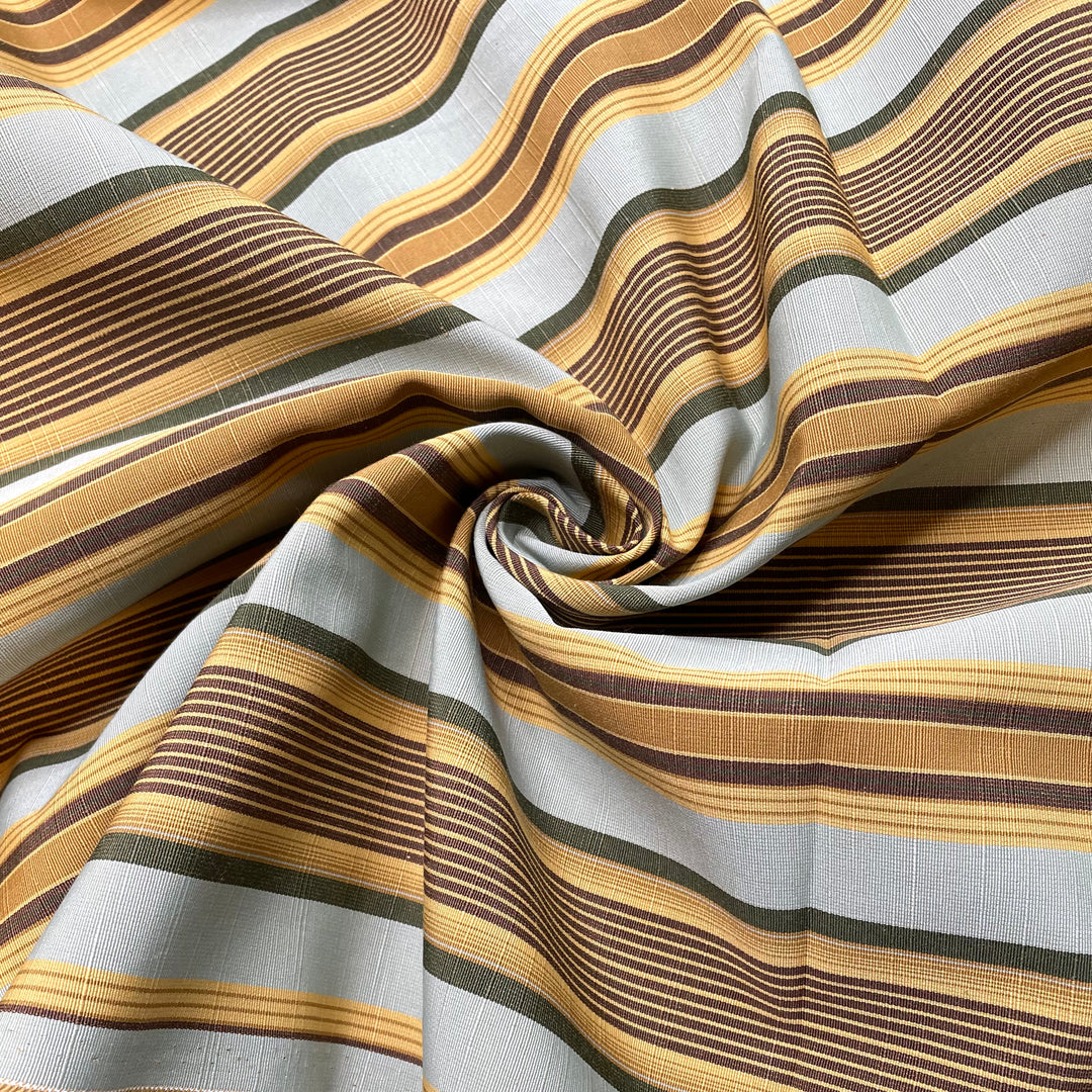 Leftovers - Synthetic Woven - Blue Multi Stripes - 2.6M Bundle