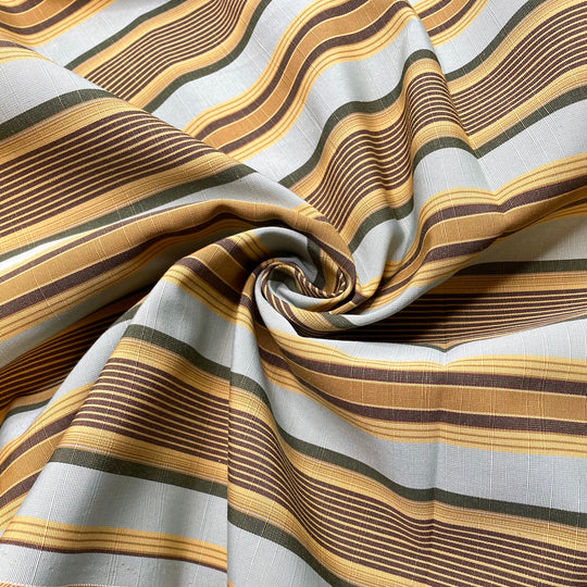 Leftovers - Synthetic Woven - Blue Multi Stripes - 2.6M Bundle