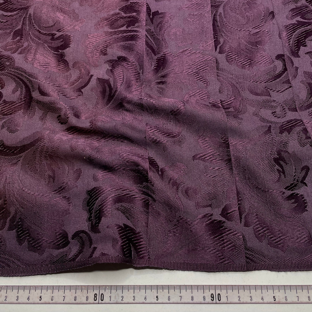 Fancy Festivities - Jacquard Poly Woven - Dark Purple Damask - 2.4M Bundle