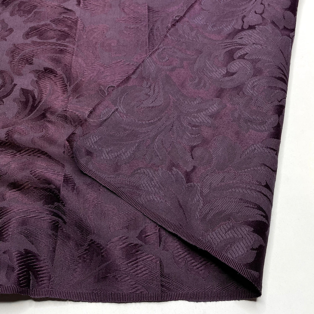 Fancy Festivities - Jacquard Poly Woven - Dark Purple Damask - 2.4M Bundle