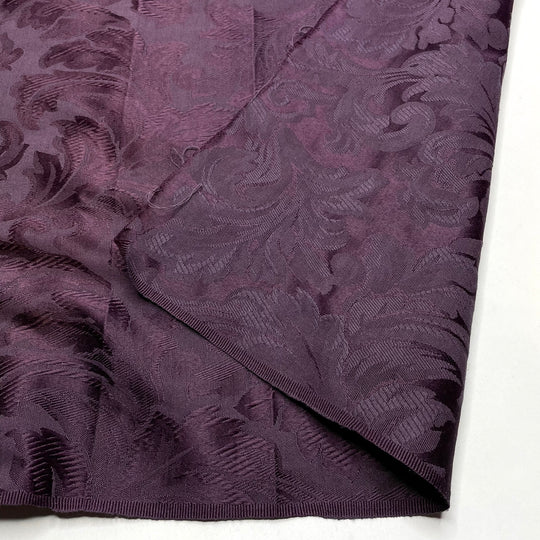 Fancy Festivities - Jacquard Poly Woven - Dark Purple Damask - 2.4M Bundle