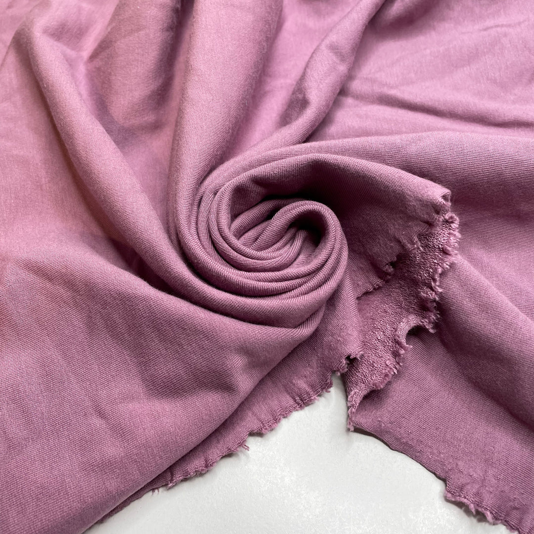 Wax Seal - Jersey Fleece Bamboo/Cotton Knit - Pink/Mauve - 1.6M Bundle