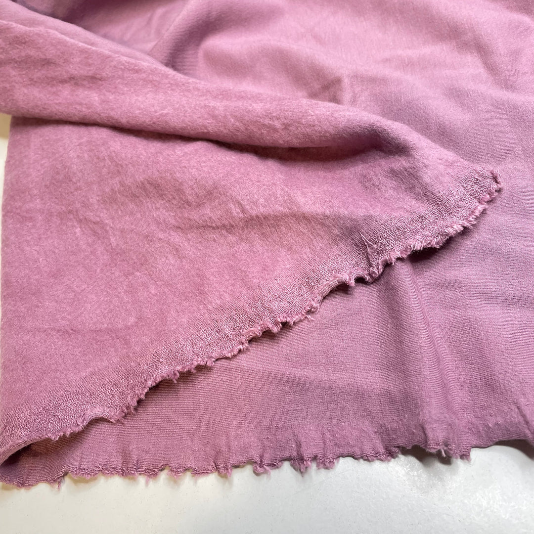 Wax Seal - Jersey Fleece Bamboo/Cotton Knit - Pink/Mauve - 1.6M Bundle