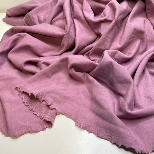 Wax Seal - Jersey Fleece Bamboo/Cotton Knit - Pink/Mauve - 1.6M Bundle
