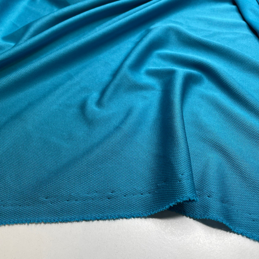 Longer Days - Sport Mesh Polyester Blend Knit - Blue - 2M Bundle