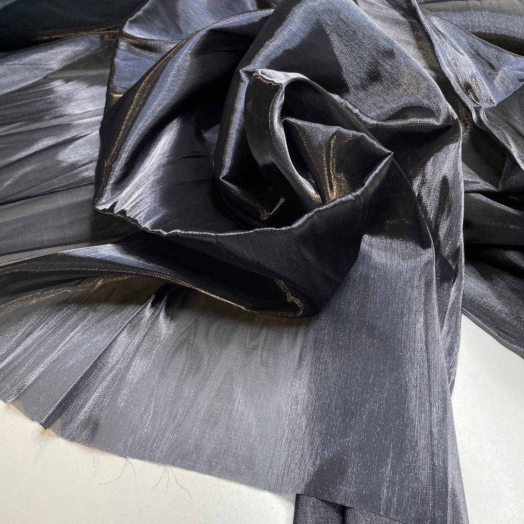 Midnight Kiss - Organza Poly Woven - Black - 2.8M Bundle