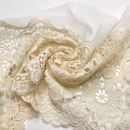 Sweet Lace Trim - Lace Synthetic Blend Woven - Cream - 6.3M Bundle