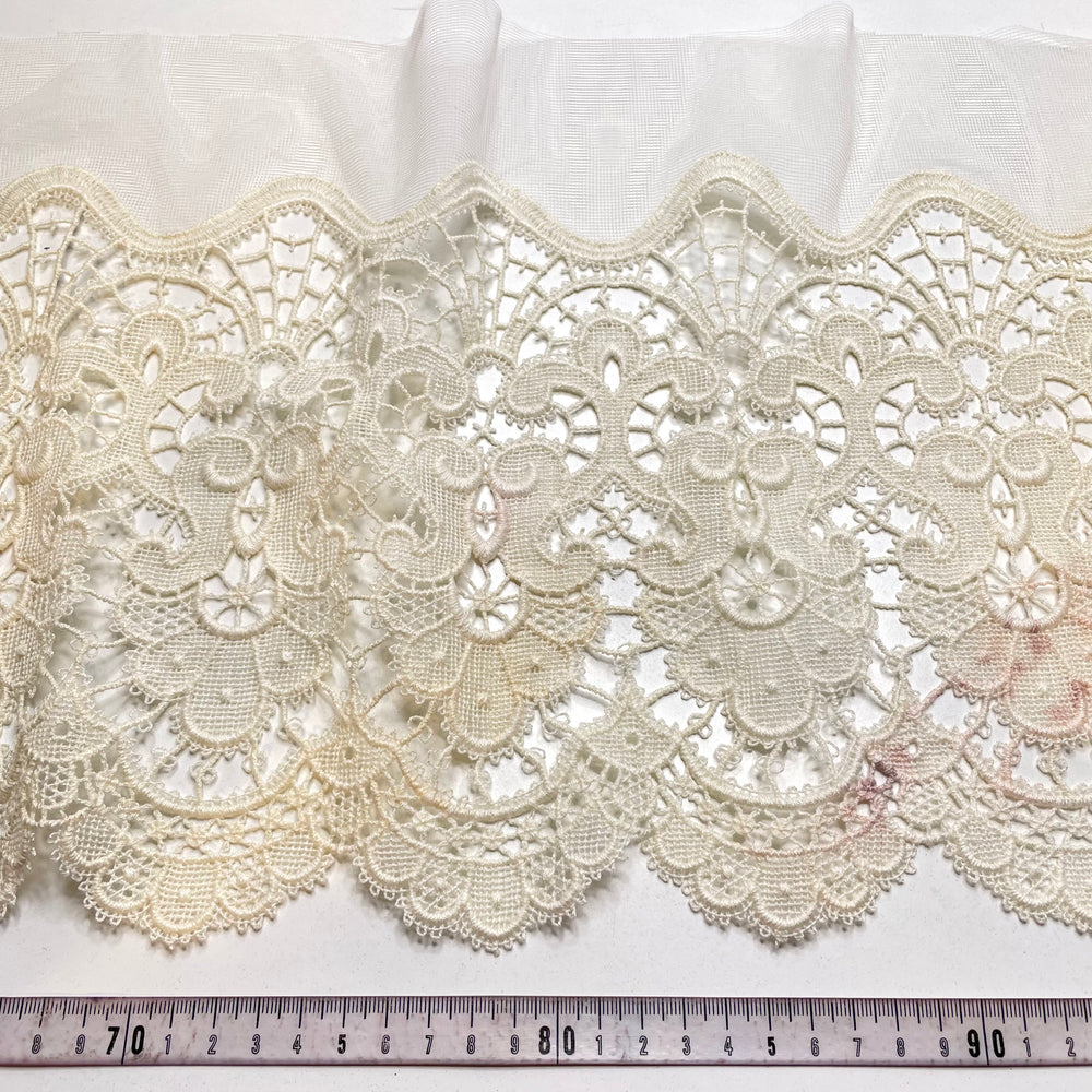 Sweet Lace Trim - Lace Synthetic Blend Woven - Cream - 6.3M Bundle