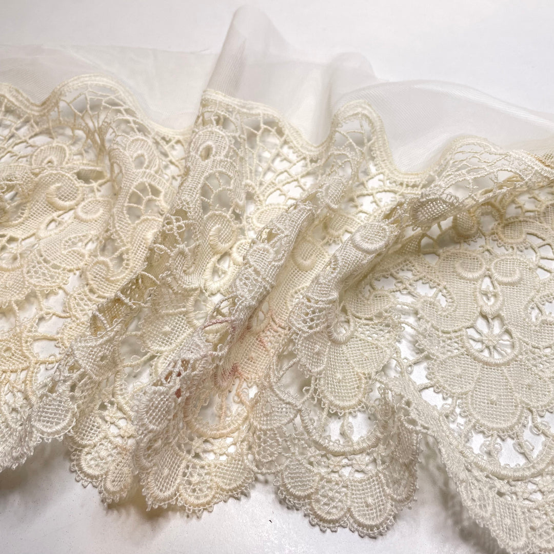 Sweet Lace Trim - Lace Synthetic Blend Woven - Cream - 6.3M Bundle