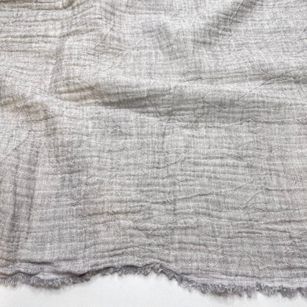 Eraser Crumbs - Double Gauze Cotton Woven - White/Grey - 3.3M Bundle