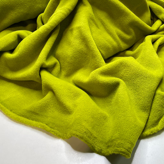 Blanket Stitch - Fleece Poly Knit - Green - Bundles