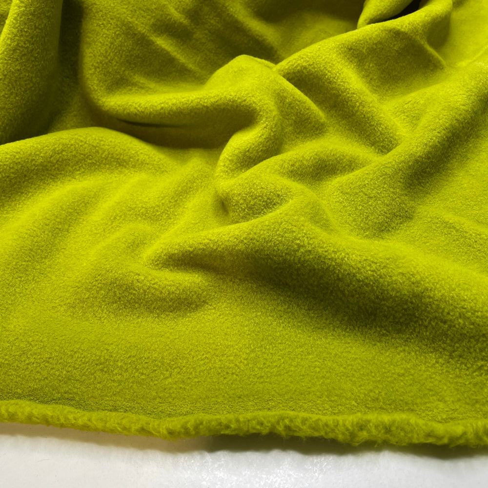 Blanket Stitch - Fleece Poly Knit - Green - Bundles
