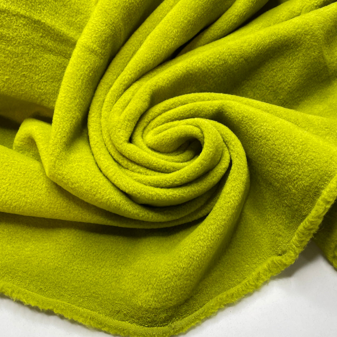 Blanket Stitch - Fleece Poly Knit - Green - Bundles