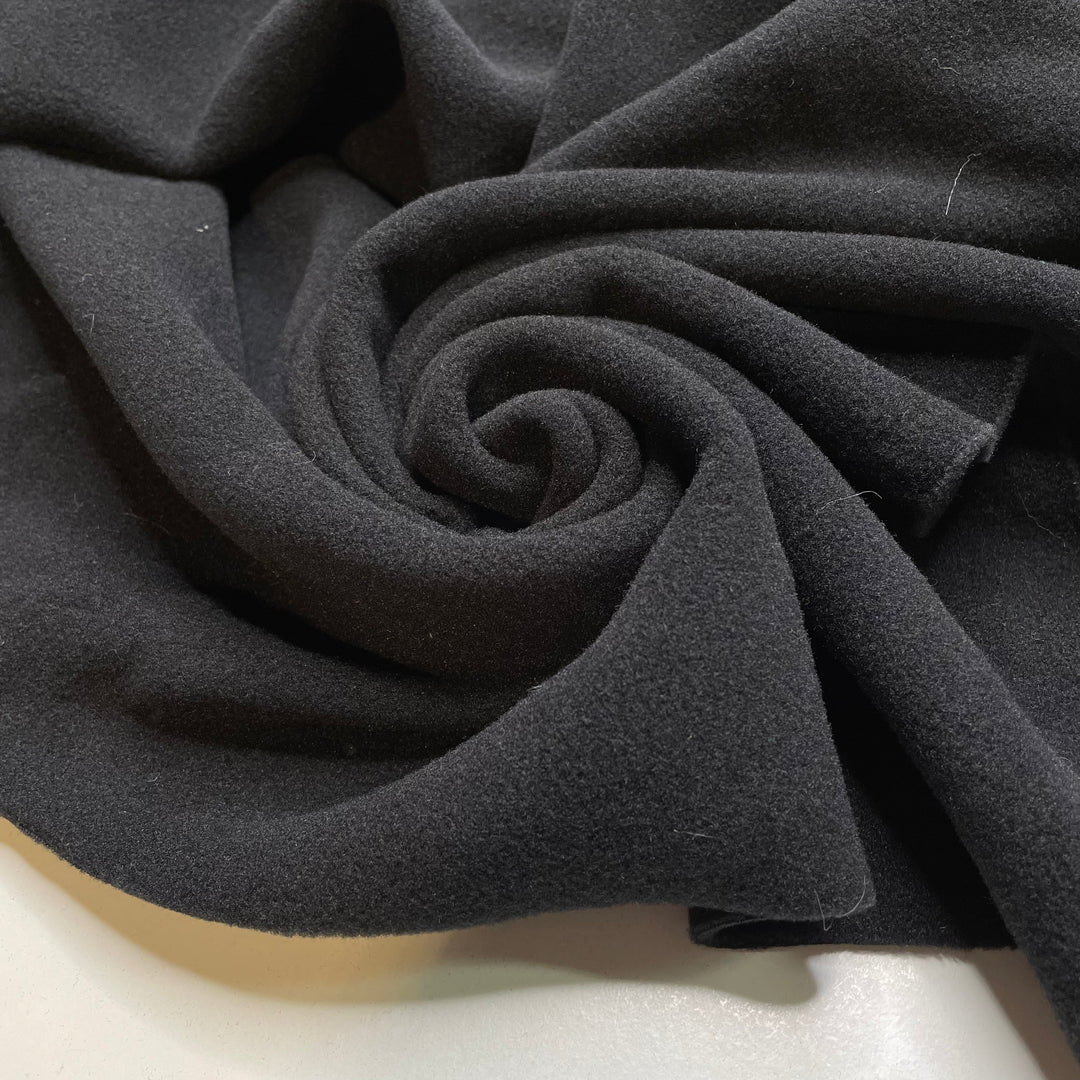 Wind A New Bobbin - Fleece Poly Knit - Black - 1.2M Bundle