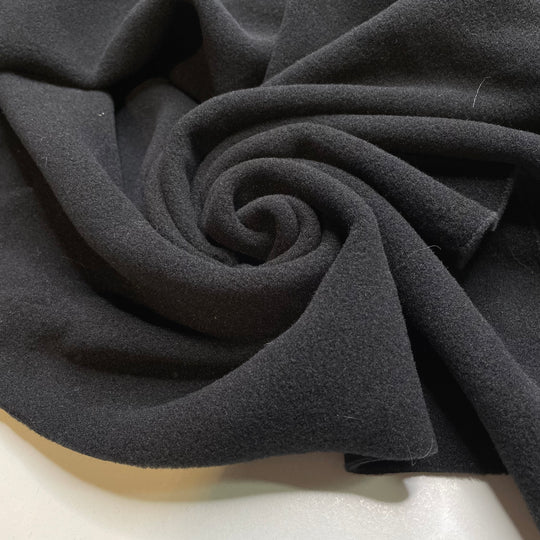 Wind A New Bobbin - Fleece Poly Knit - Black - 1.2M Bundle