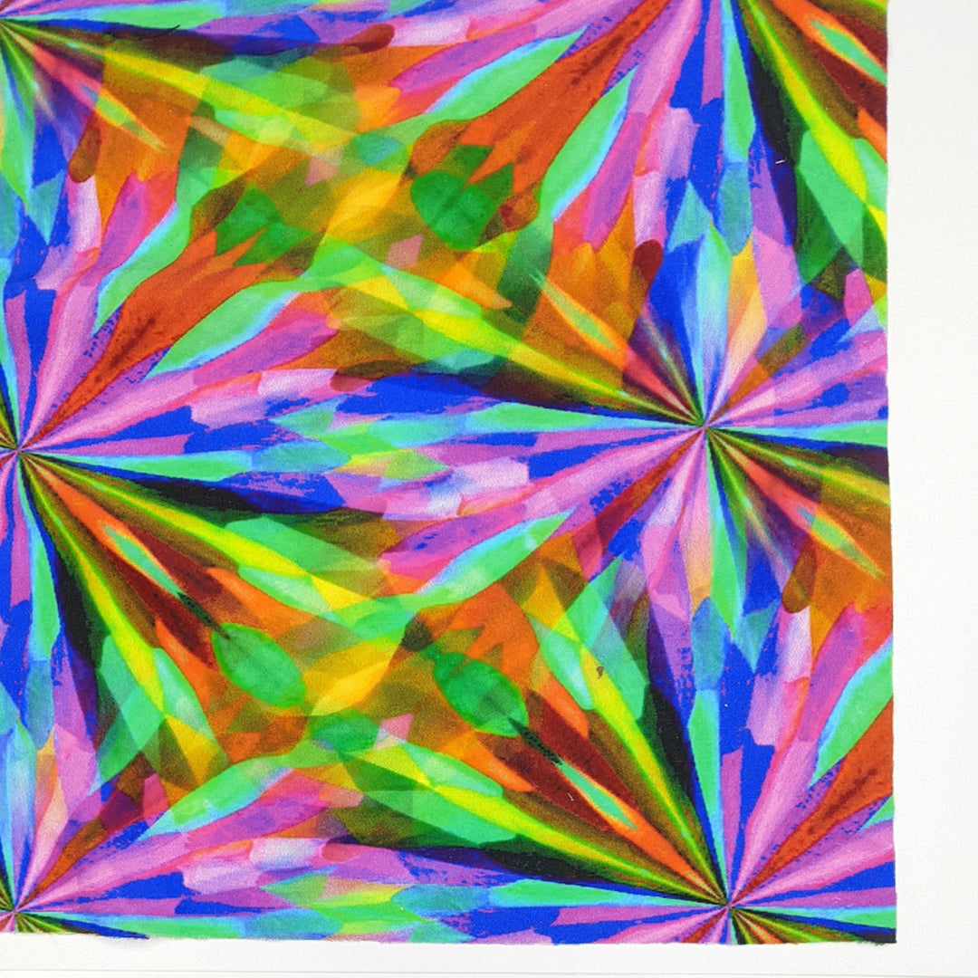 Kaleidoscope Trip - Poly Knit - Multi Abstract - 1.8M Bundle