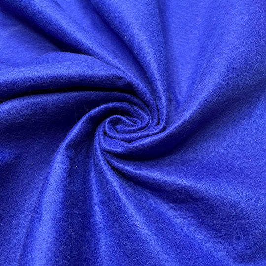 Weft - Felt Acrylic Knit - Blue - 1M Bundle
