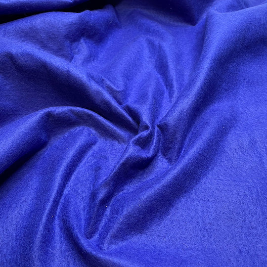 Weft - Felt Acrylic Knit - Blue - 1M Bundle