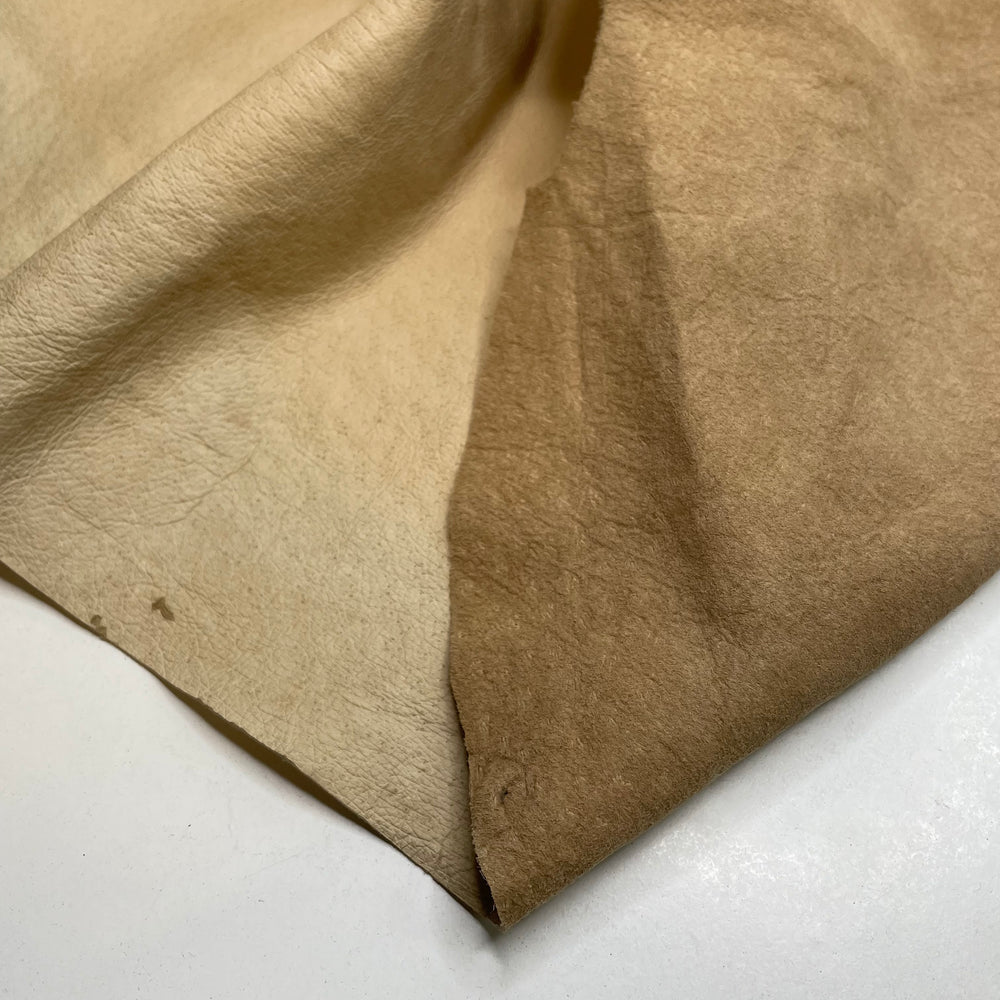 Long Lasting - Single Side Suede Leather Woven - Light Beige - 0.9M Bundle