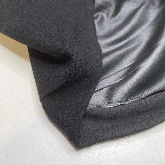 Peel Off Mask - Pleather Polyester Backing PU Knit - Black - 1.6M Bundle