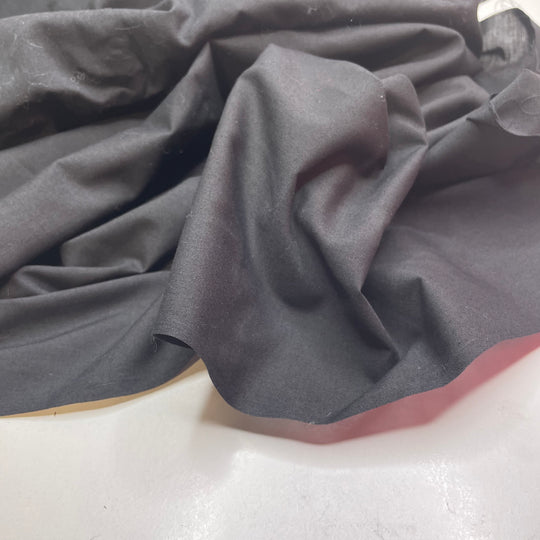 Line Up - Cotton Woven - Black - 2M Bundle
