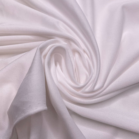 Cloud Fluff - Jersey Synthetic Knit - White - 1.1M Bundle
