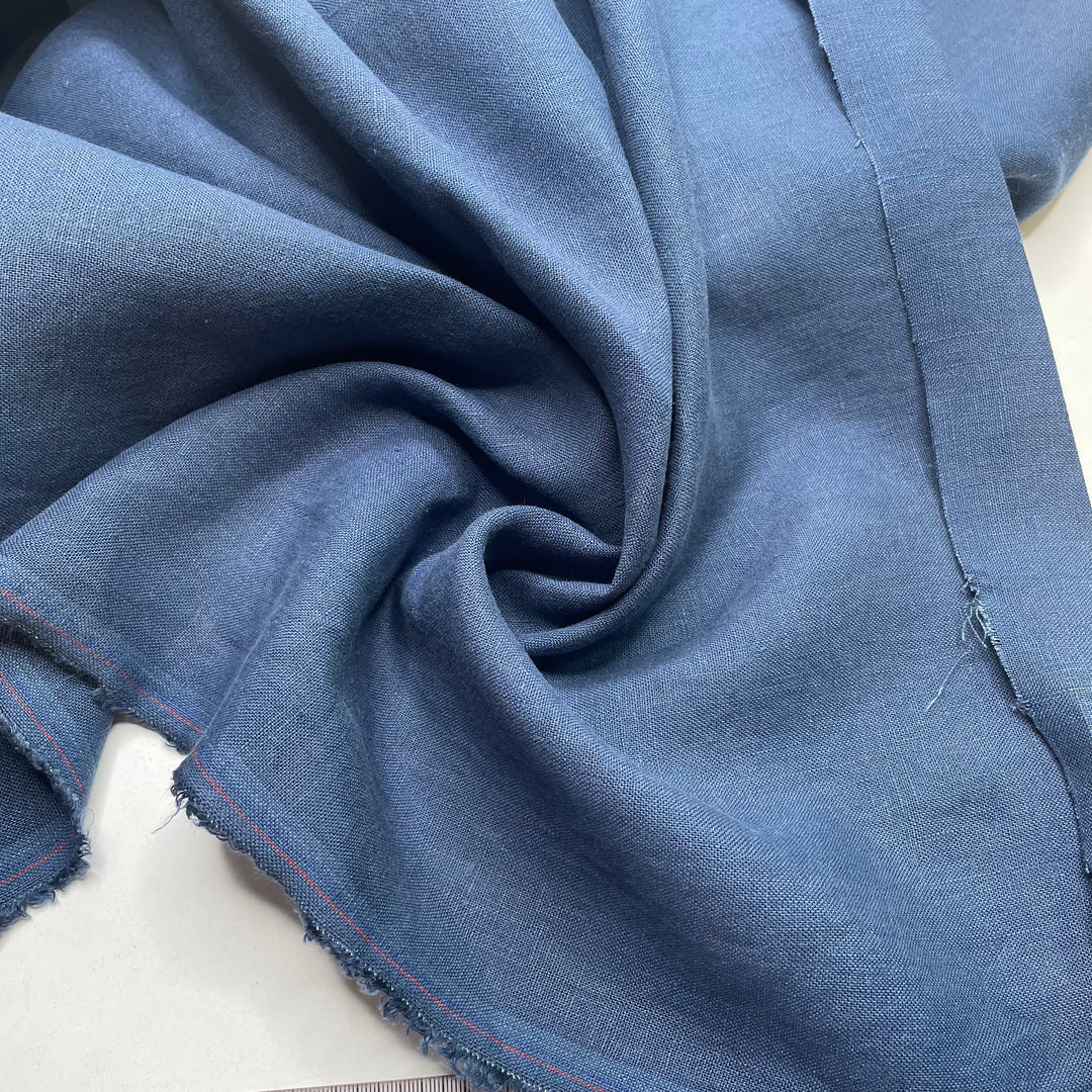 Shark Diving - Linen Woven - Blue - 1.5M Bundle