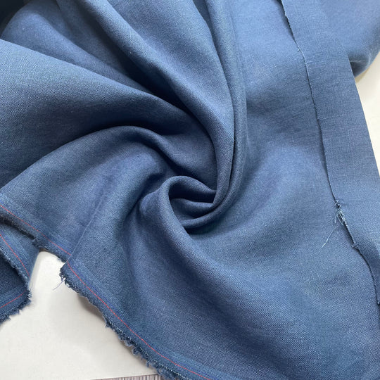 Shark Diving - Linen Woven - Blue - 1.5M Bundle